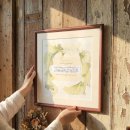 꽃누르미(압화) 레진공예 | 서울 부케 말리기 추천: 갈란드 부케 압화액자, 라인 하나까지 섬세하게 재현하는 소울레터