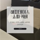 해피데이스 | 오래된 소파 새것처럼! 쇼파커버 하나로 분위기 바뀐 사무실 인테리어 후기