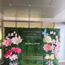 하길초등학교 | 천안 입학식 포토존｜초등학교 졸업식 자이언트플라워 포토존 설치 후기