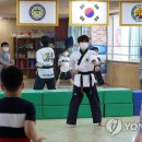 기합소리 태권도장 이미지