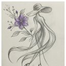 연필 드로잉 이미지