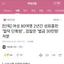 단톡방에서 여성 80명 성희롱해도 벌금 30만원 이미지