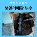 아랫집 천장 곰팡이 원인, 보일러 연결 배관 누수탐지 후기