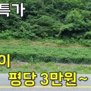 폭탄 특가~2차선도로 접한 땅이 평당3만원~전원주택지,귀농귀촌지 싸게 나왔습니다[땅지통] 이미지