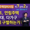 아파트, 연립주택, 다세대, 다가구를 구별하는 방법-(소규모주택정비사업 7-2강)김조영 변호사 이미지