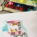 퇴근후, 여행드로잉 이미지