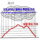 앱이나 지도에서 표시된 거리와 실제운행기록의 차이 이미지