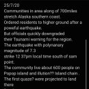 64 25/7/20 An Alaska tsunimai warning had residents scrambling for high 이미지