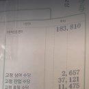 식당 5년 차 정규직 일본인 급여명세서 공개 이미지