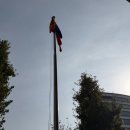 인천공단소방서 | 몽골대사관 국기게양대 로프 교체, 국기 새걸로 교체