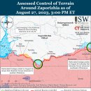 러시아 공세 캠페인 평가, 2023년 8월 27일(우크라이나 전황) 이미지
