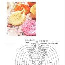 일본 딸기 수세미 도안 이미지