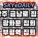 ﻿[찾아가는 스카이데일리] 광주 금남로, 광화문, 부평 탄핵반대집회 실황 이미지