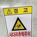 추락주의 이미지