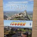 산마리노 T77RN QSL Card를 받았습니다. 이미지