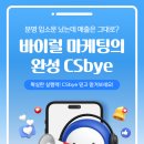분명 입소문 났는데 매출은 그대로? 바이럴 마케팅의 완성 CSbye