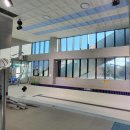 하남스포츠센터 수영장 | <버드나무 커튼> 하남 스포츠센터 수영장 알루미늄 블라인드 시공