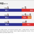 정당지지도 및 가상 대선조사 이미지