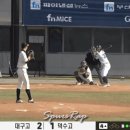 [전국명문고야구열전]덕수고 내야수 우정안 오늘자 수비 모음.GIF 이미지