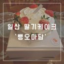일산 뺑오마담 크로아상 디저트 카페 딸기케이크 후기