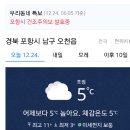 포항 날씨 (12월 24일) 이미지