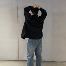 남자 연청바지 : 디스이즈네버댓 바지, 루즈 진 워시드 블루 XL 후기