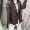 (주)핫아이템 | 자라 블레이저 · 니트 폴로 스웨터 착샷 후기 | 간절기 아이템
