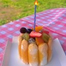 잠실새내 카페 트레스드 | 샤를로드 케이크 한강공원 생일