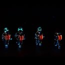 민속촌의 led 영상 춤공연 이미지