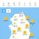 1월18일 날씨 이미지