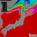 10월 23일 울릉도지역 및 울릉도 항로, 부근바다 날씨 이미지