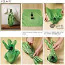 보자기 선물 포장법 이미지