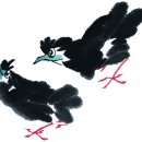 수묵담채화 이미지