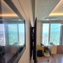 팀사운드 | 성남 산성역자이푸르지오 85인치 무타공 벽걸이티비 설치 &amp; 사운드바 시공후기