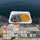 유동 할머니 | 속초 동명항 우니 할머니 위치, 예약, 가격, 후기
