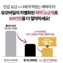 알뜰폰 유모바일U+UMOBILE번호이동 신규가입 이심 셀프개통 추천인아이디 및 요금제추천