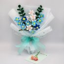 모루 꽃다발 | 지인의 생일을 빛낸 들꽃 감성 모루꽃다발 후기