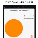 키보드 Caps Lock을 쓰는 이유는? 이미지