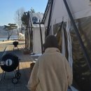 천성리버 앞 화장실 | 춘천 반려견 동반 가능한 리버뷰 감성 제대로 리버위드 글램핑 솔직후기