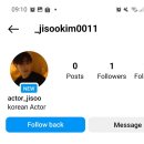 Fake accounts of Actor JiSoo 이미지