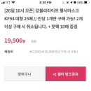 내일 오전 10시 KF94 대형 25매 19900원 이미지