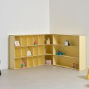 나산집 | 아기 책장 나산가구 3x5 책장 민트그린 구매 후기 | 거실에 포인트 주기