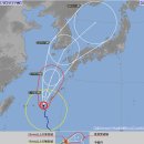 태풍 쁘라삐룬 예상경로 - 일본기상청 저녁 7시현재 이미지
