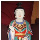 평창 상원사 문수전 목조제석천왕상 이미지