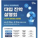 운정행복센터 다목적홀 | [대입-설명회] 2026학년도 대학 입시설명회 개최-파주시