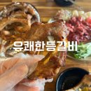 광명사거리 맛집 유쾌한등갈비 등갈비와 한우육회 세트 후기