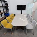 이태리산업 | 구리 갈매 휴밸나인 지식산업센터 파란상상에 설치 완료! 고급스러운 이태리 대형 회의테이블 완벽 설치...