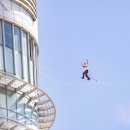 광화문 고공외줄타기(slackline) 이미지