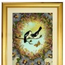 꽃누르미 압화 이미지