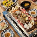 포항 스페이스워크 근처 맛집 영일대면옥 차돌해물전골 후기